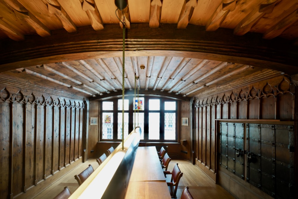 kleine Ratstube im Bogentrakt, um 1413